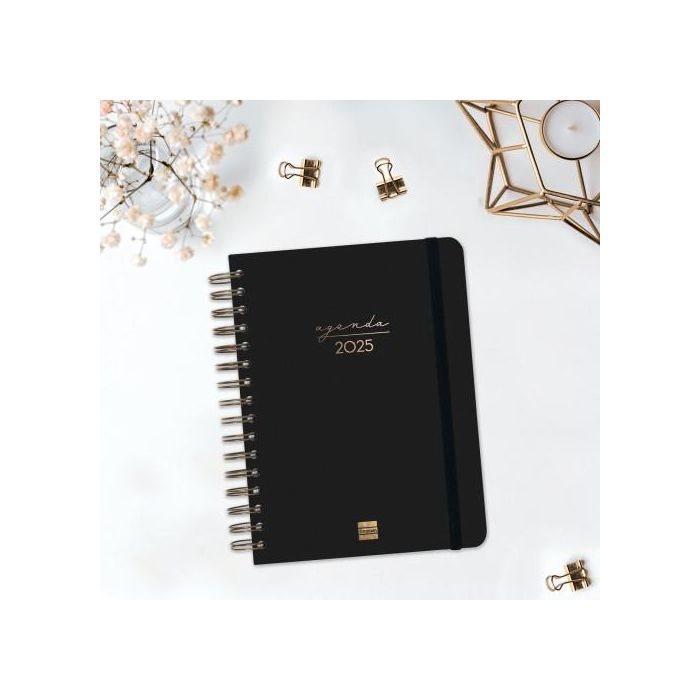 Finocam Agenda Anual Alma Espiral E10-155x212 mm 1Dp Negro 2025 1 Finocam Agenda Anual Alma Espiral E10-155x212 mm 1Dp Negro 2025 1