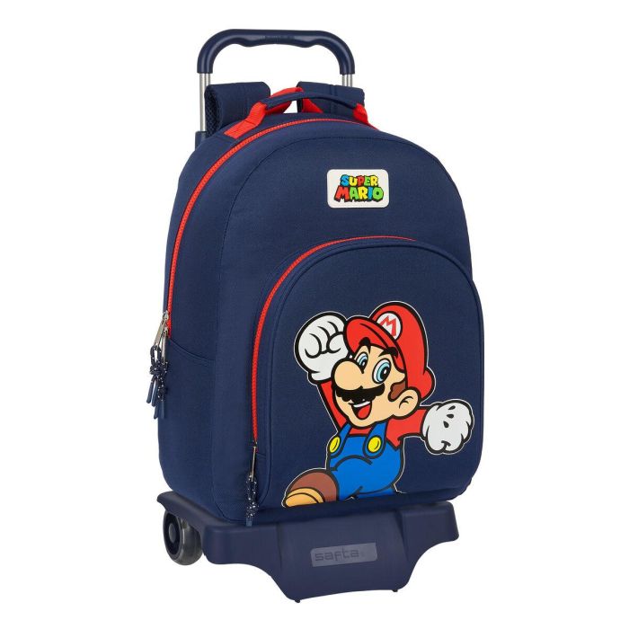 Mochila Safta Mod. 305 Con Carro 905 Super Mario World 420x320x150 mm 1 Mochila Safta Mod. 305 Con Carro 905 Super Mario World 420x320x150 mm 1