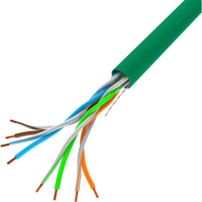 Lanberg Bobina Cable de Red UTP Cat. 5e 100Mb/s 305 Metros Color Verde 1 Lanberg Bobina Cable de Red UTP Cat. 5e 100Mb/s 305 Metros Color Verde 1