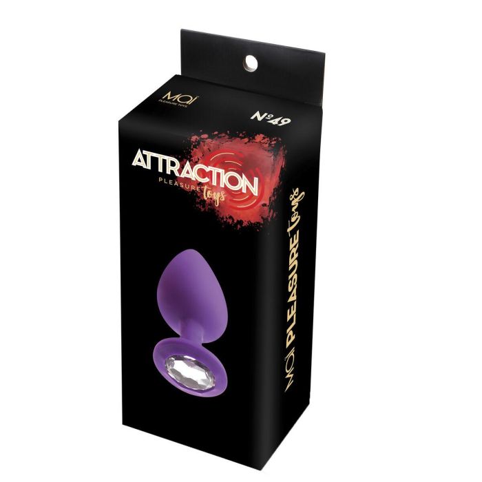Plug Anal Attraction Mai Pleasure Toys Morado 2 Plug Anal Attraction Mai Pleasure Toys Morado 2