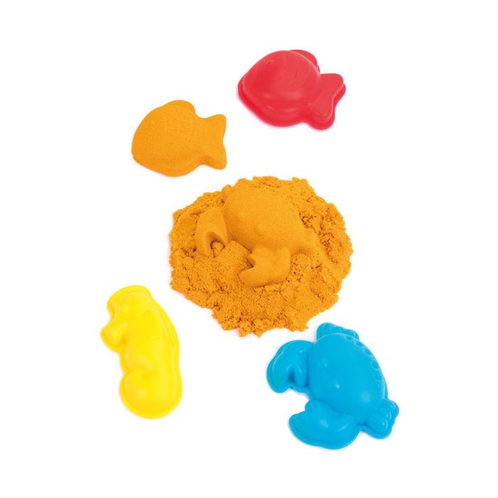 Milan Magic Sand Arena Cinética con 3 Moldes para Niños +18 Meses, Suave, Nunca se Seca, 453g 1 Milan Magic Sand Arena Cinética con 3 Moldes para Niños +18 Meses, Suave, Nunca se Seca, 453g 1