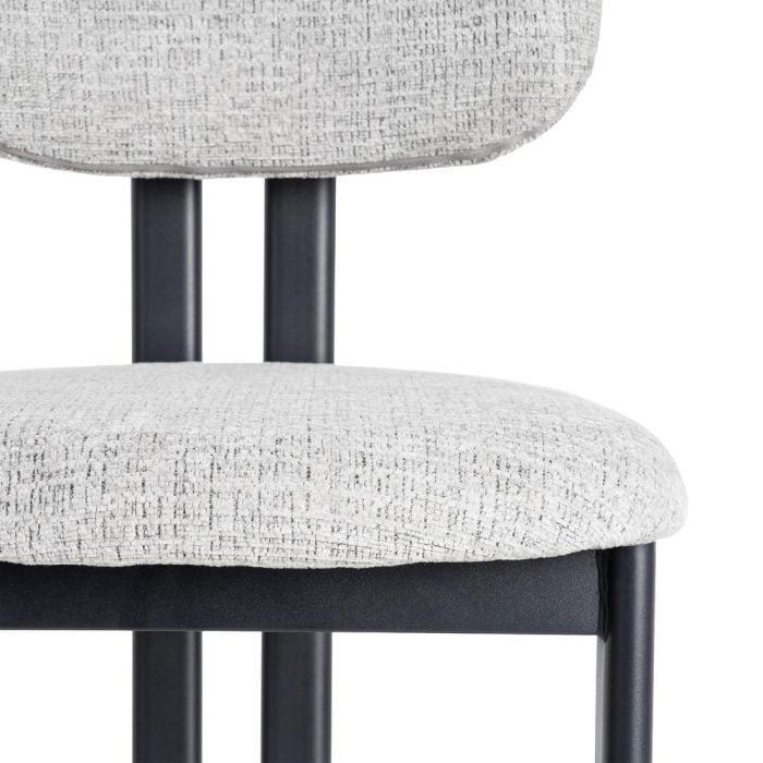 Silla Gris Tejido-Metal 50 X 47 X 81 cm