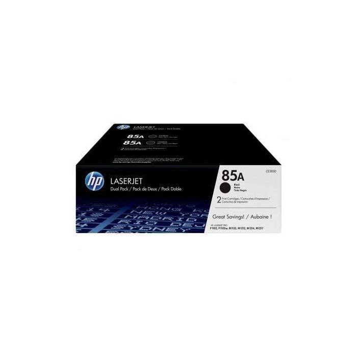 Hp Toner Negro Laserjet 1102 - Nº85A Pack 2