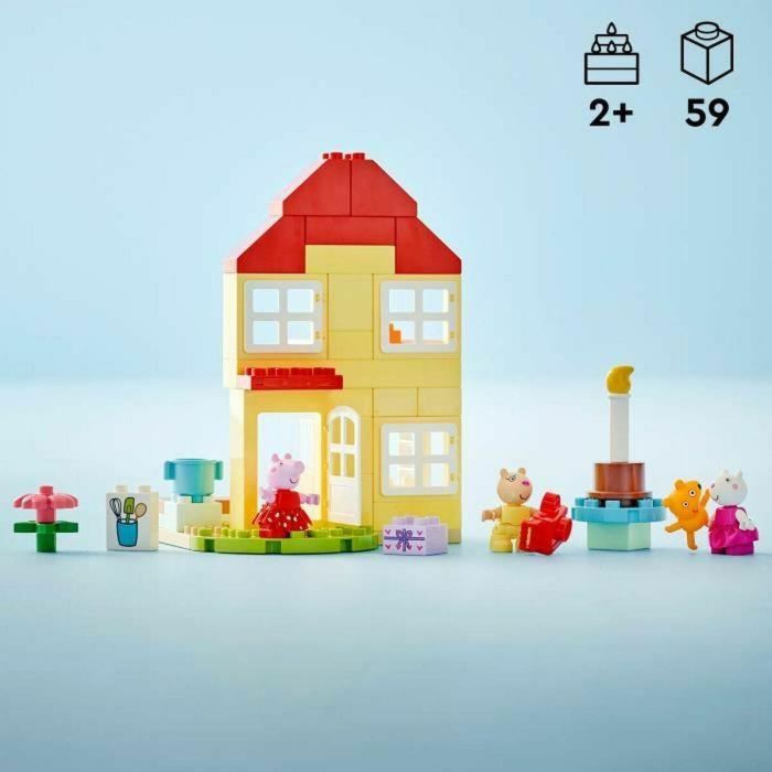 LEGO DUPLO 10433 Fiesta de cumpleaños de Peppa Pig - Juguete de construcción para niños de 2 años 3