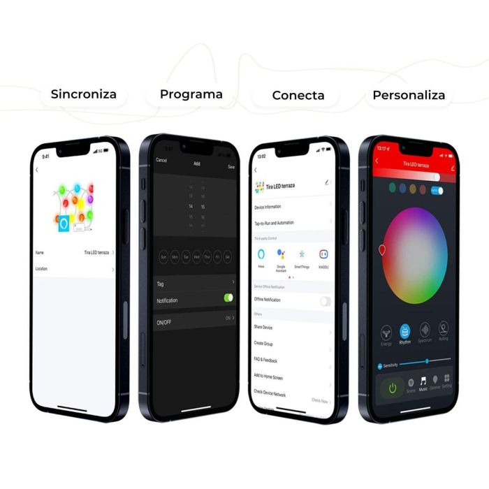 Tiras LED KSIX RGB (10 m) Tiras LED KSIX RGB (10 m)