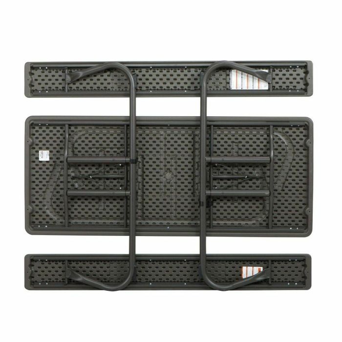 Color Baby Mesa de Picnic Plegable Marrón 183x145x74 cm 5