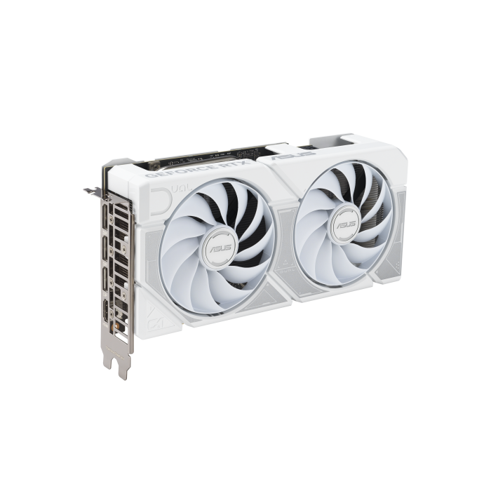 ASUS Dual -RTX5060TI-O16G-WHITE NVIDIA GeForce RTX 5060 Ti 16 GB GDDR7 Tarjeta Gráfica Blanca 1
