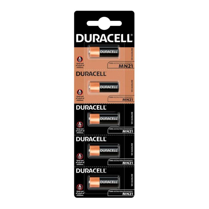 Duracell Pila Alcalina MN21 12V Ø10,3 x 28,5 mm Blister 5 uds