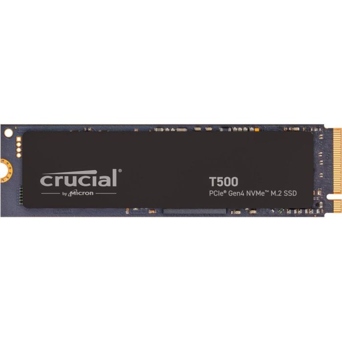 Crucial M.2 T500 SSD NVMe PCIe 4.0 x4 500GB 3D TLC NAND para PC/Portátil 7200MB/s Lectura 5700MB/s Escritura