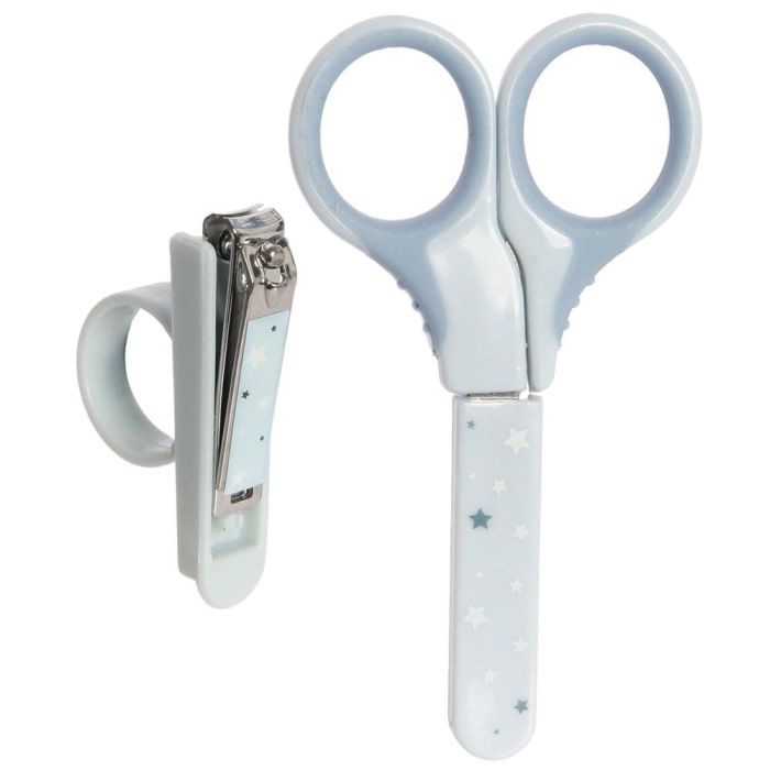 Tom et Zoe Juego De Manicura Bebé Surtido con Cortauñas, Tijeras y Funda 5