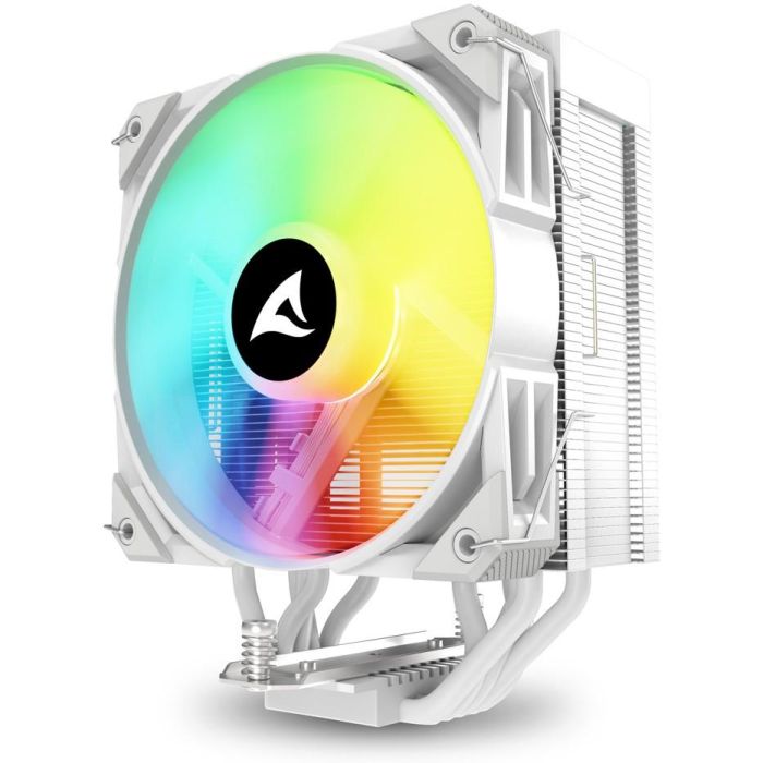 SHARKOON A50 Ventilador CPU RGB Blanco Refrigerador de Aire 12cm 500-1800 RPM 121.55 m³/h para Procesador 5 SHARKOON A50 Ventilador CPU RGB Blanco Refrigerador de Aire 12cm 500-1800 RPM 121.55 m³/h para Procesador 5