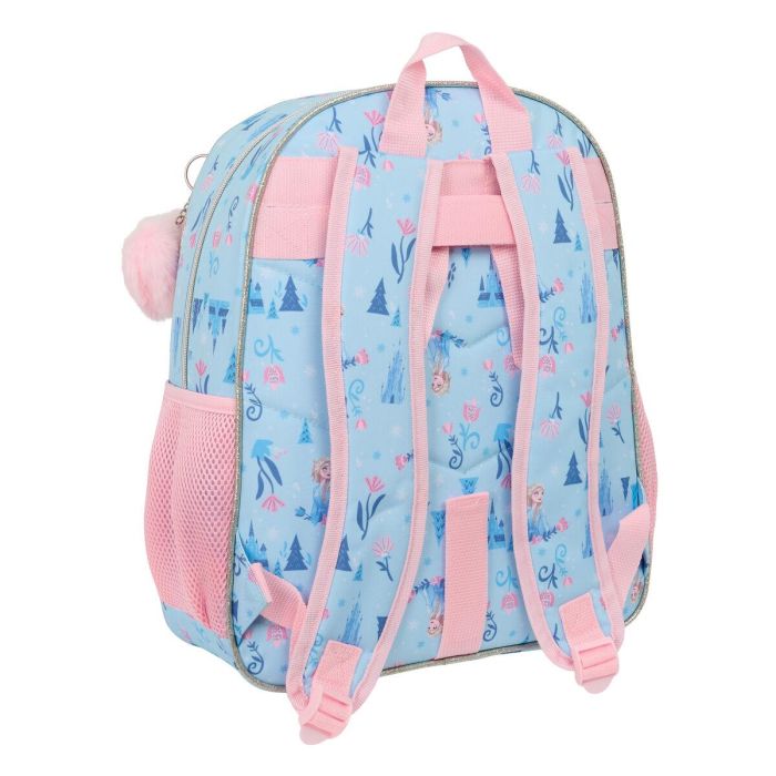 Mochila Escolar Frozen Ice magic Azul 32 x 38 x 12 cm 2