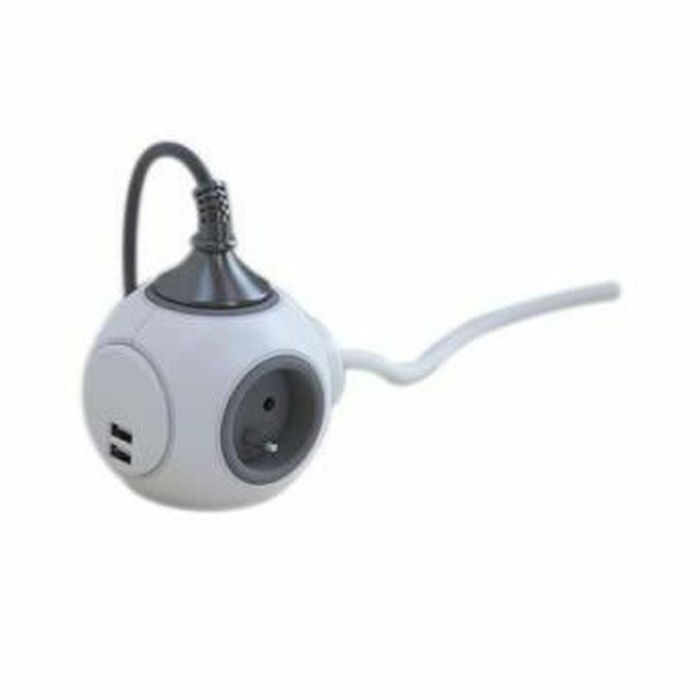 Chacon CHA5411478480396 USB + Toma PowerBall Extendido 1 Chacon CHA5411478480396 USB + Toma PowerBall Extendido 1