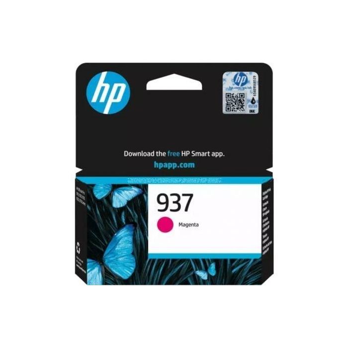 Hp Tinta Magenta Officejet Pro 9110B, 9120 Aio, 9120B Aio, 9130 All-In-One, 9130B Aio, 9110B, 9700, 9720, 9700E Series - Nº 937