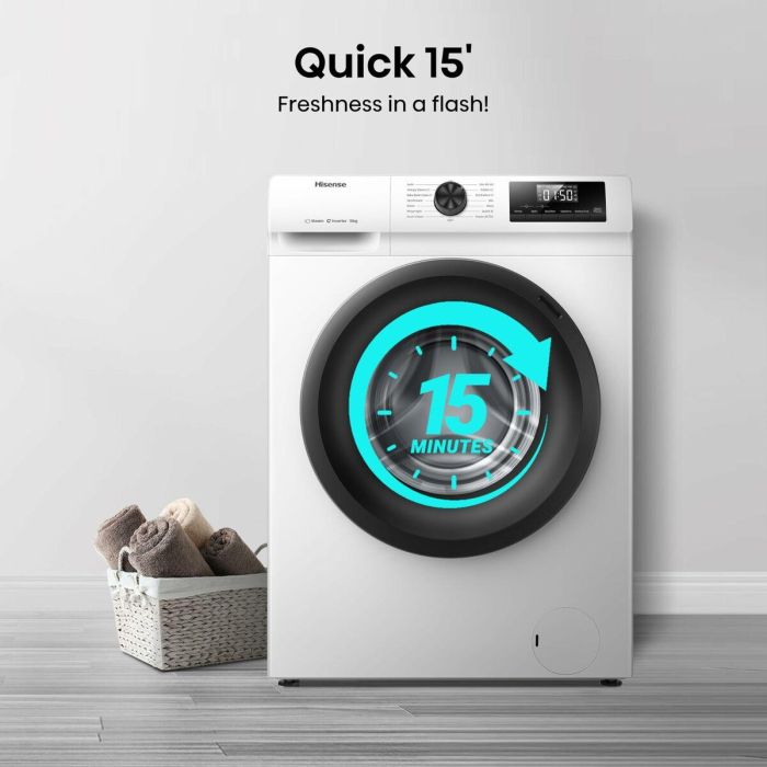 Lavadora Hisense WF1Q9041BW 59,5 cm 1400 rpm 9 kg 15