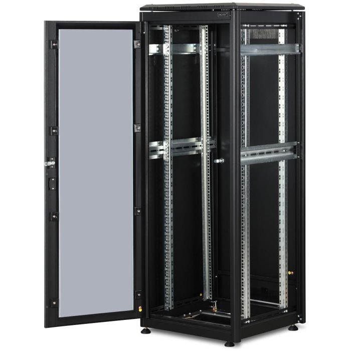 DIGITUS Netzwerkschrank Unique 32HE 1609x600x600mm schwarz (Speditionsversand) 3