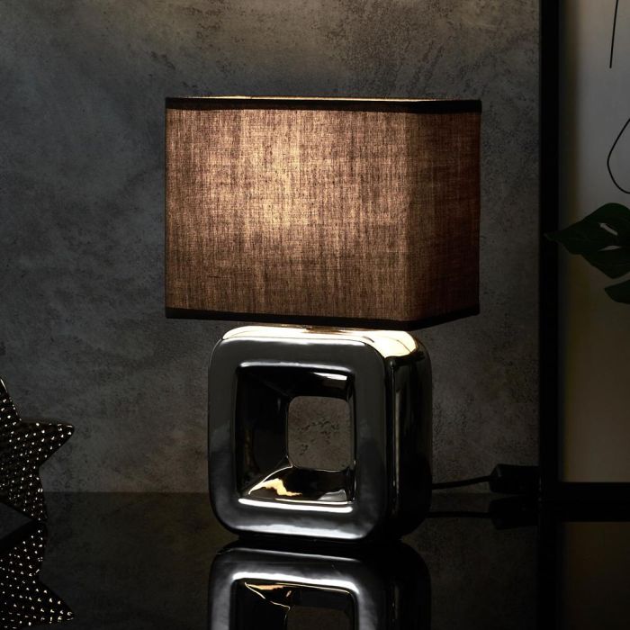 Lámpara Mesa Acabado Cromado Home Deco Factory 1