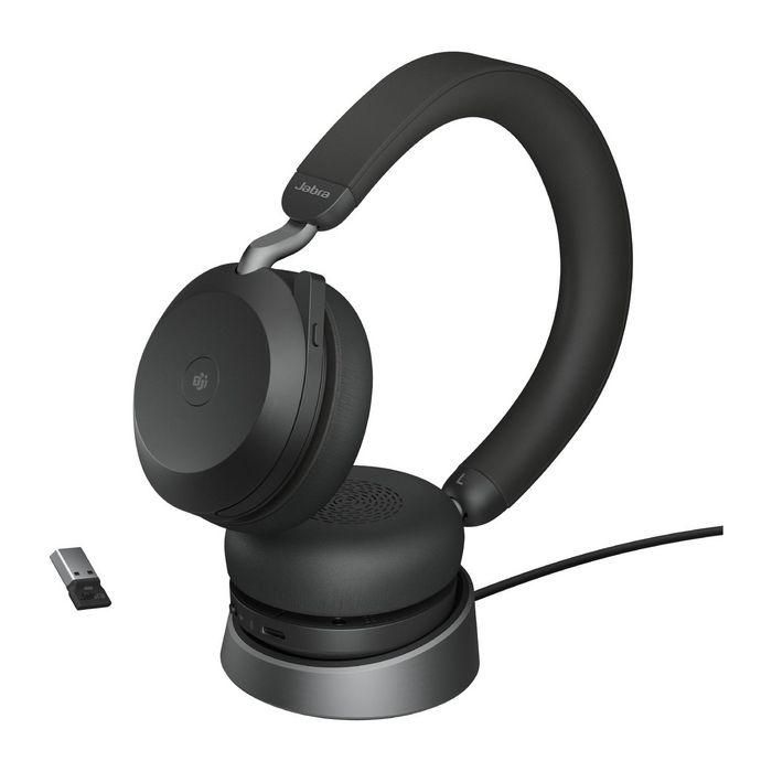 Auriculares con Micrófono Jabra Evolve2 75 Negro 3 Auriculares con Micrófono Jabra Evolve2 75 Negro 3