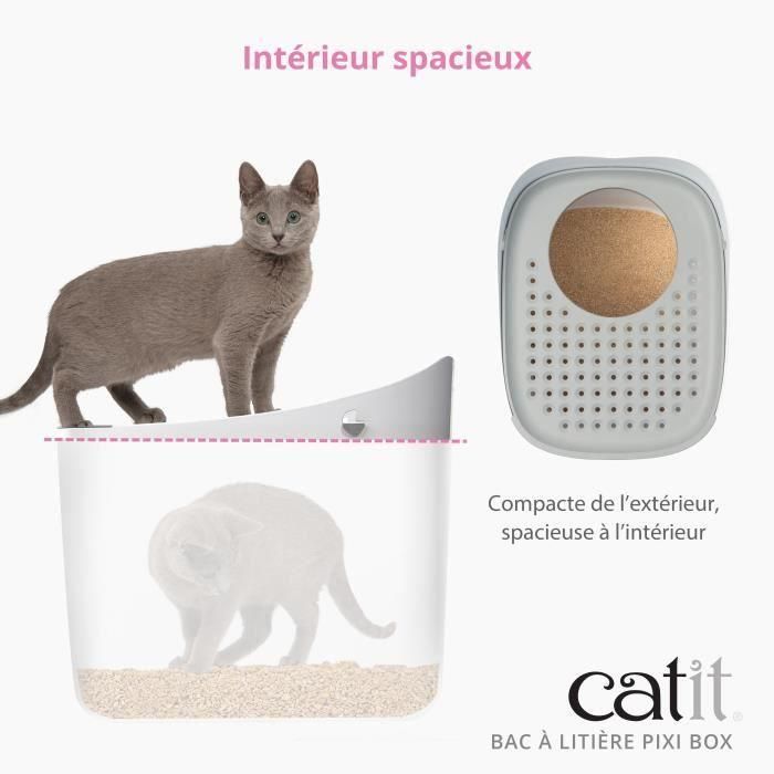 Caja de arena para gatos - CATIT - Pixi Box - Entrada superior 3