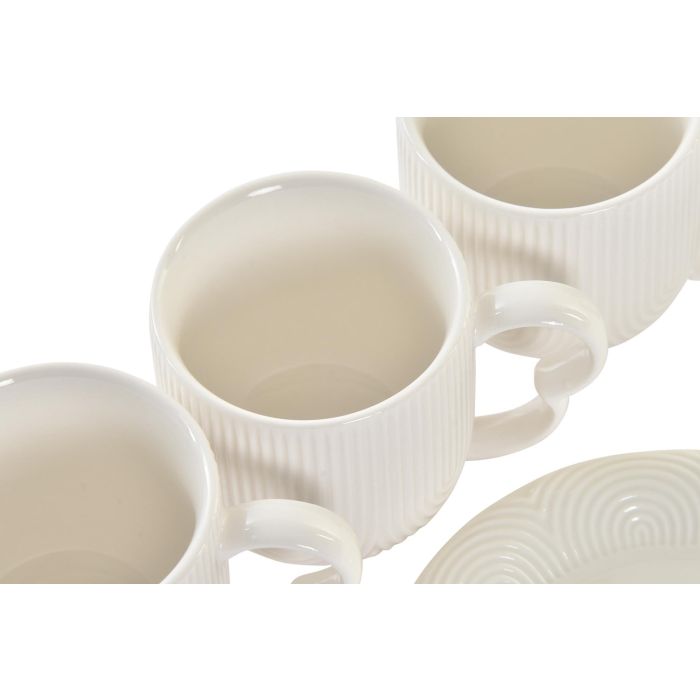 Cafe Basicos DKD Home Decor Blanco Natural 15 x 17 x 28.5 cm Set de 6 (2 Unidades) 3 Cafe Basicos DKD Home Decor Blanco Natural 15 x 17 x 28.5 cm Set de 6 (2 Unidades) 3