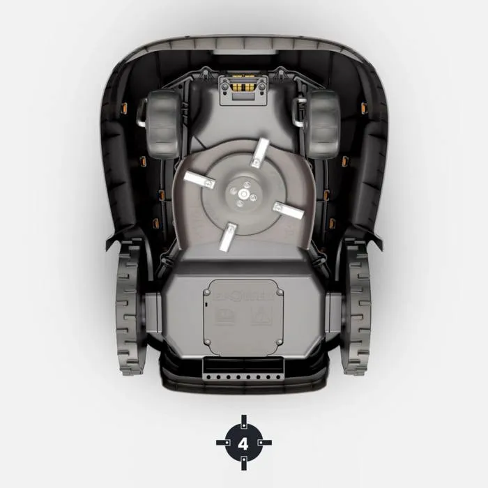 Stiga Robot Cortacésped A750 Autónomo Inalámbrico Máx. 900 m² Control App Pendientes 2