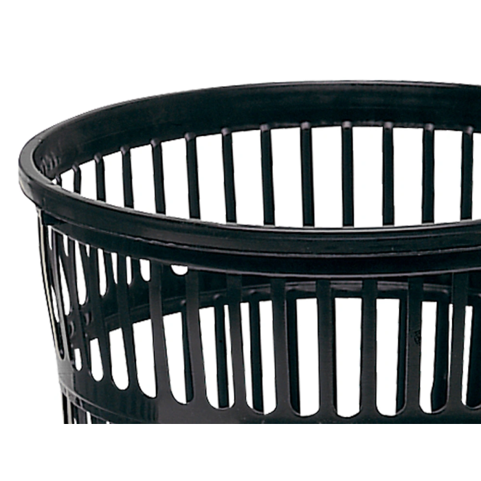 Q-connect Papelera 15 litros rejilla plástico color negro 285x290 mm 3
