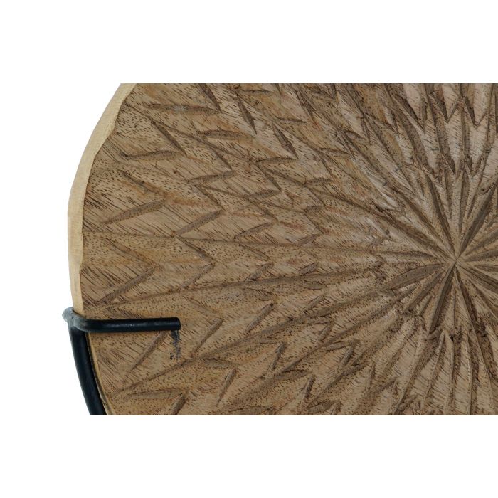 DKD Home Decor Decoracion Romantico Marron Mango y Hierro 9 x 47 x 32 cm 2