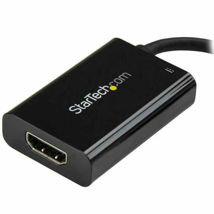 Adaptador USB C a HDMI Startech CDP2HDUCP Negro 4K Ultra HD 4 Adaptador USB C a HDMI Startech CDP2HDUCP Negro 4K Ultra HD 4