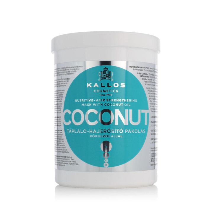 Mascarilla Capilar Nutritiva Kallos Cosmetics Coconut 1 L Mascarilla Capilar Nutritiva Kallos Cosmetics Coconut 1 L