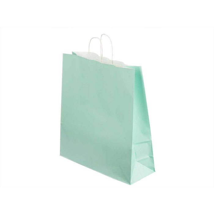 Bolsa Papel Verde Menta Gr 46X49Cm Pincello (100 Unidades) 1 Bolsa Papel Verde Menta Gr 46X49Cm Pincello (100 Unidades) 1