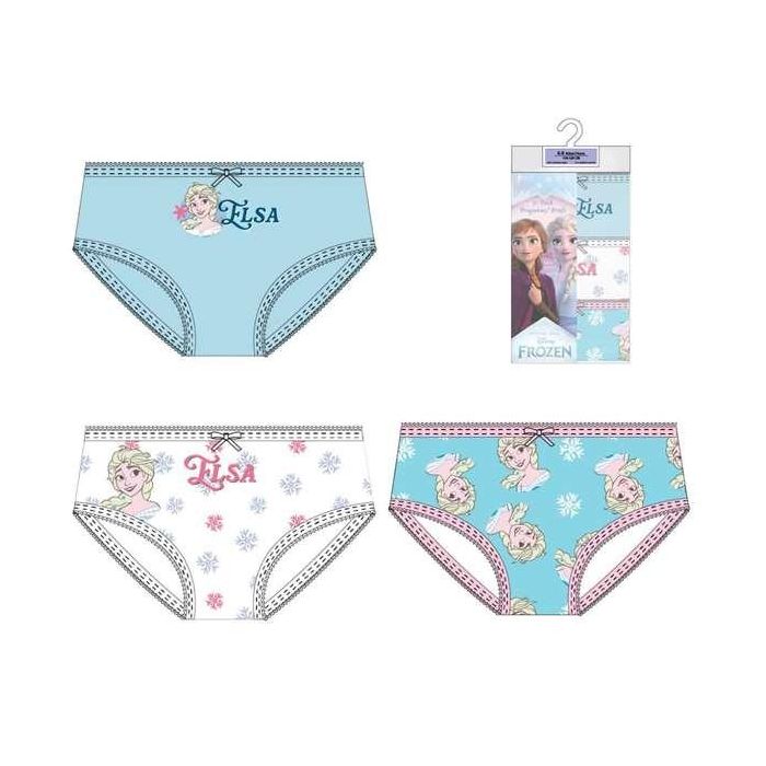 Cerdá Pack Braguitas Single Jersey 3 Piezas Frozen T02/03, Multicolor, Talla 2-3 Años 1 Cerdá Pack Braguitas Single Jersey 3 Piezas Frozen T02/03, Multicolor, Talla 2-3 Años 1