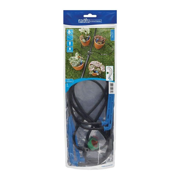 Aqua Control Kit Stopper con Estaca 8 l/h Autocompensado y Antidrenante