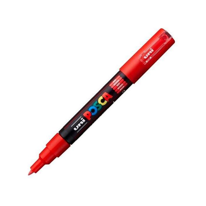 Posca Marcador Pc-1M No Permanente Punta Fina 0.7-1 mm Rojo Posca Marcador Pc-1M No Permanente Punta Fina 0.7-1 mm Rojo