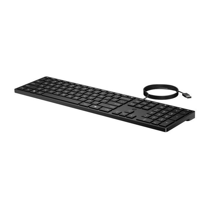 HP 320K Teclado USB con Cable para Ordenador - Distribución Belga 2