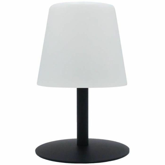 Lámpara de mesa inalámbrica - LUMISKY - STANDY MINI Dark - Al. 25 cm - Base de acero negro - LED blanco cálido y blanco