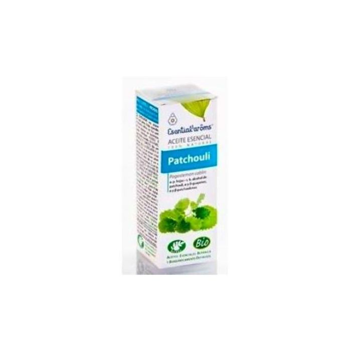 ESENTIAL AROMS Aceite Esencial Patchouli Bio 10ml, Puro y Natural, Anticelulítico y Antiarrugas para Regeneración Cutánea