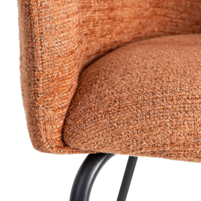 Silla Calabaza Tejido-Metal Salón 61 X 56 X 77,50 cm