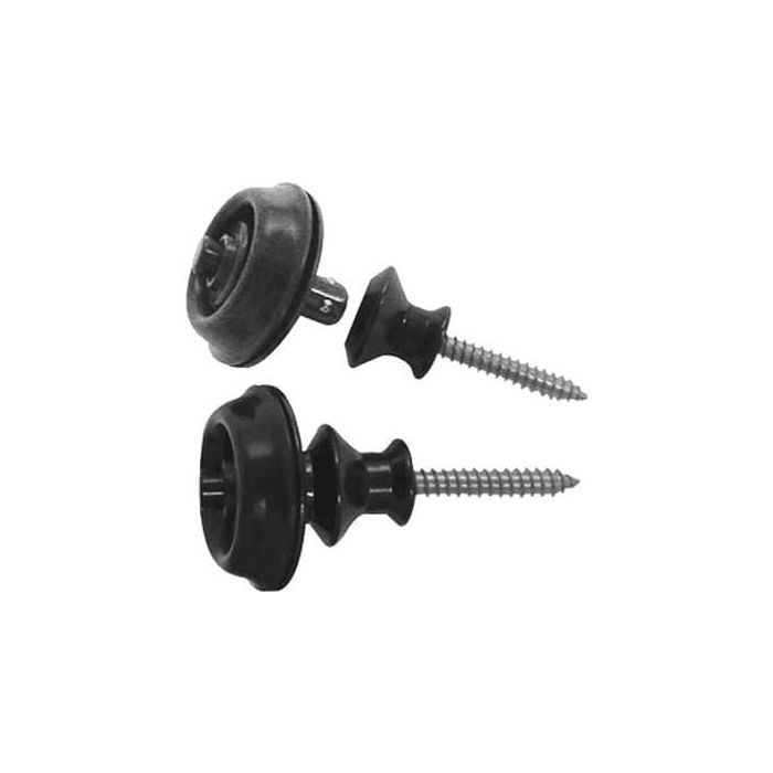Botón Correa Straplok® Dual Design (Set) - Negro Botón Correa Straplok® Dual Design (Set) - Negro