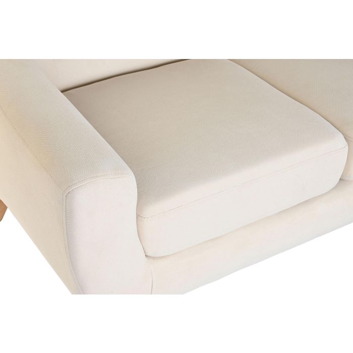Sofa Scandi DKD Home Decor Crema Natural 84 x 82 x 146 cm 1 Sofa Scandi DKD Home Decor Crema Natural 84 x 82 x 146 cm 1