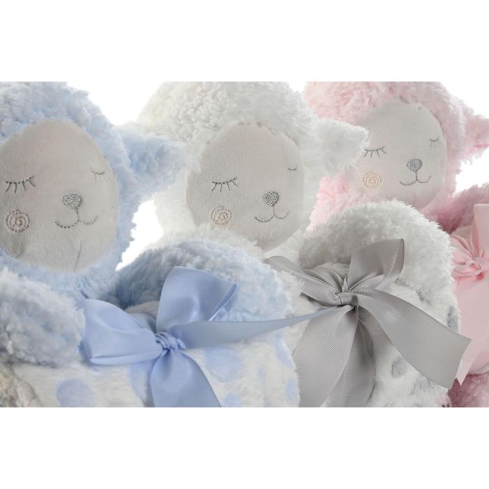 Peluche Manta Baby DKD Home Decor Rosa Azul 19 x 26 x 19 cm Set de 2 (3 Unidades) 3 Peluche Manta Baby DKD Home Decor Rosa Azul 19 x 26 x 19 cm Set de 2 (3 Unidades) 3