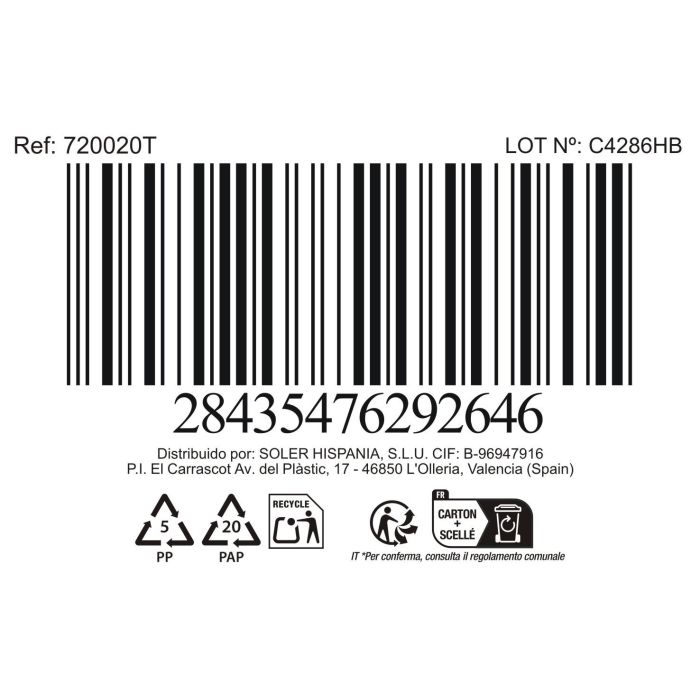 La Mediterranea Fuente Redonda Japonesa Ø20 cm Colección "Yui" 3