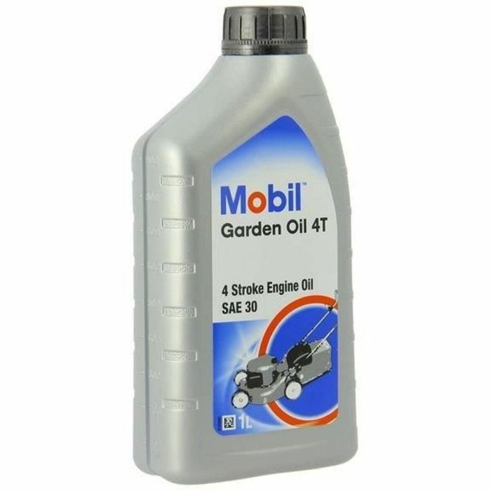 Contenedor de aceite de motor - MOBIL - M-GARDEN 4T SAE30 - 1 L - 4 estaciones 2