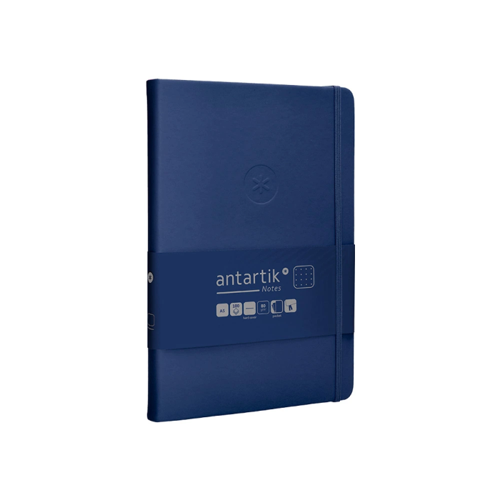 Antartik Notes Cuaderno A5 Tapa Dura Hojas Puntos Azul Marino 100 Hojas 80gr FSC 4