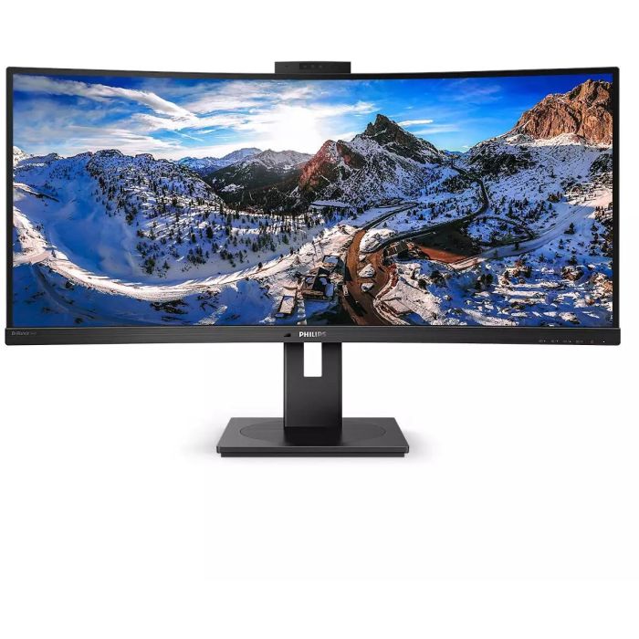 Philips 346P1CRH Monitor Curvo Ultrapanorámico 34" WQHD (3440x1440) 100Hz 4ms, USB-C, KVM, Webcam, DisplayHDR 400, Regulable Negro 2 Philips 346P1CRH Monitor Curvo Ultrapanorámico 34" WQHD (3440x1440) 100Hz 4ms, USB-C, KVM, Webcam, DisplayHDR 400, Regulable Negro 2