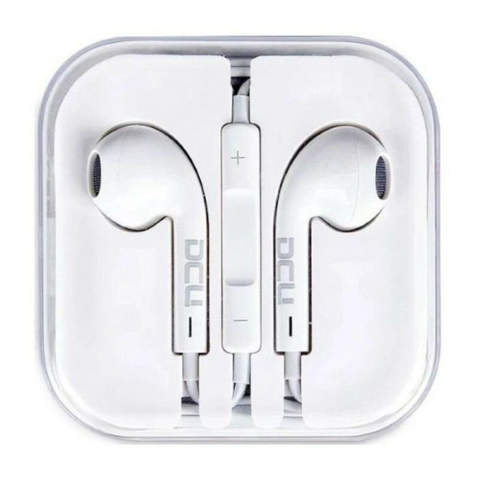 Auriculares de Botón DCU 34151000 Blanco 1