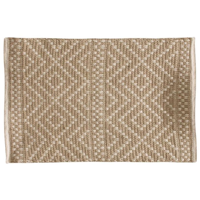 Alfombra Beige Home Deco Factory 50x80 cm