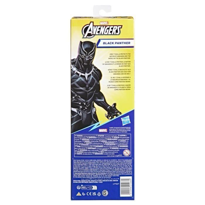 Figura Titan Hero Black Panter E7876 Avengers 3