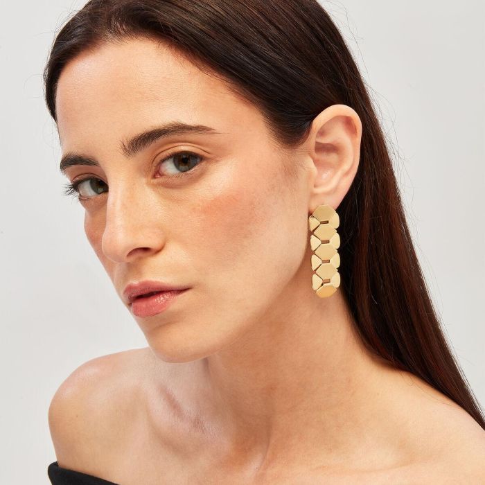 Pendientes Mujer Breil TJ3636 Plata de ley 925 Dorado 1 Pendientes Mujer Breil TJ3636 Plata de ley 925 Dorado 1