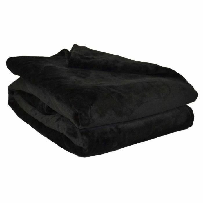 Toison D'Or Tiro a cuadros Negro de Microfibra 100% Poliéster Ultra Suave 280 gr/m² 130x170 cm Toison D'Or Tiro a cuadros Negro de Microfibra 100% Poliéster Ultra Suave 280 gr/m² 130x170 cm