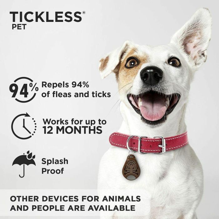 Tickless AUC5999566451010 Repelente de garrapatas y pulgas para mascotas a pilas - Beige 3 Tickless AUC5999566451010 Repelente de garrapatas y pulgas para mascotas a pilas - Beige 3